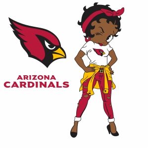 Betty Boop Arizona Cardinals Png
