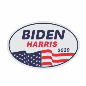 Biden Harris 2020 Flag vector