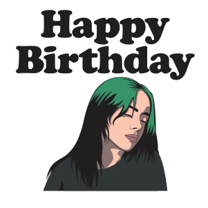 Billie Eilish Svg