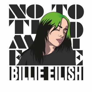 Billie Eilish No Time To Die Svg