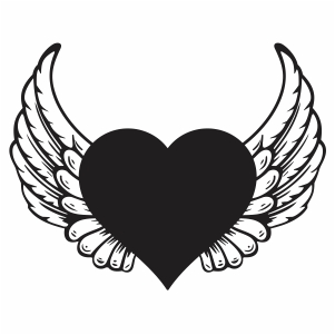 Free Free Heart With Angel Wings Svg Free 222 SVG PNG EPS DXF File