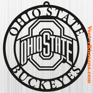 ohio state logo black and white