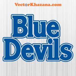 Duke Blue Devils Letter Svg