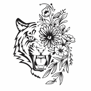 Boho Tiger svg