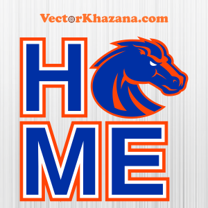 Boise State Home Svg