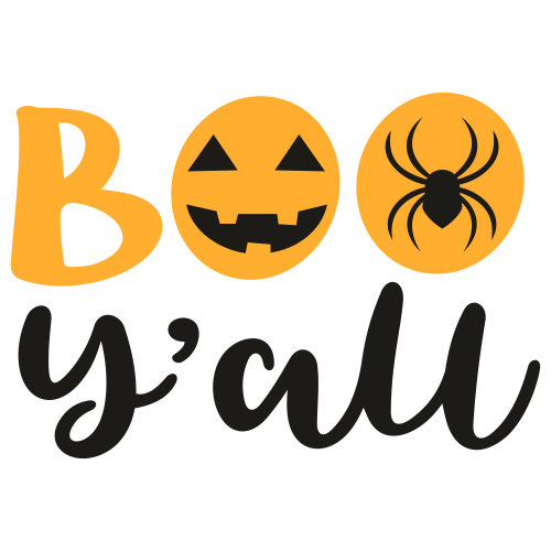 Boo Yall Halloween Svg