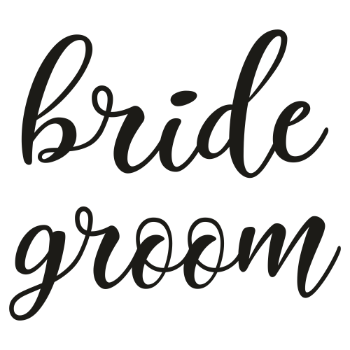 Bride Groom Svg