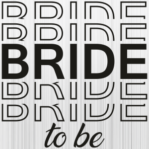 Bride to Be Outline Svg