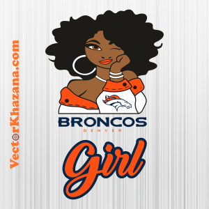Broncos Denver Girl Logo Svg