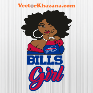 Buffalo Bills Black Girl Svg