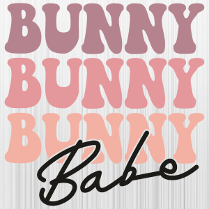 Bunny Babe Easter Svg