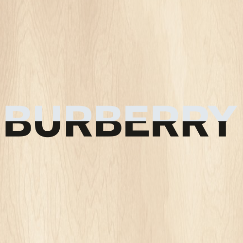 Burberry Letter In Two Color Svg