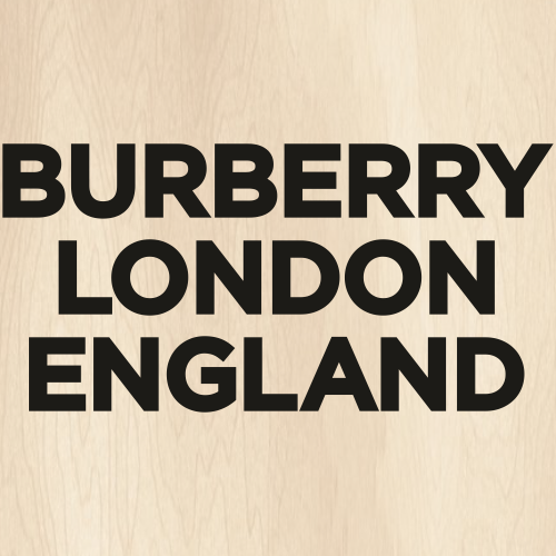 Burberry London England Svg