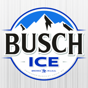 Busch Ice Brewed In USA Svg