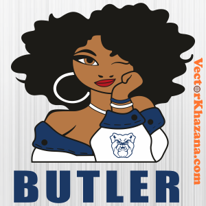 Butler Bulldogs Girl Svg