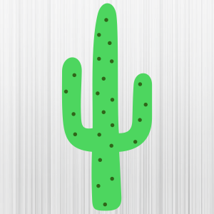 Cactus Tree with Dot Svg