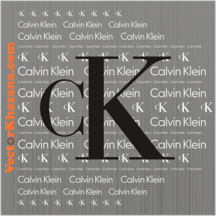 Calvin Klein Letter Style Svg
