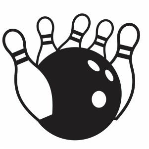 Bowling Ball Pins vector