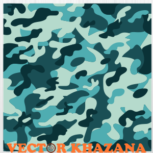 War Print Camouflage Seamless Pattern Svg