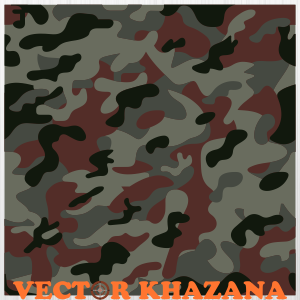 Forest Camouflage Seamless Pattern Svg