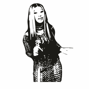 Cardi B Svg