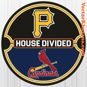 Cardinals Pittsburgh House Divided Svg