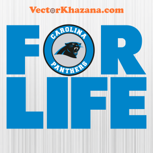 Carolina Panthers For Life Svg