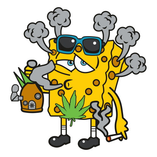 Spongebob Smoking Svg