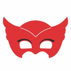 Owlette Mask svg cut