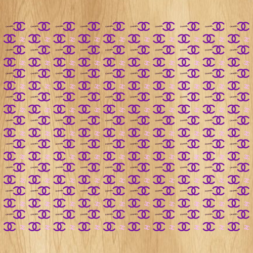Chanel Purple Pattern Svg