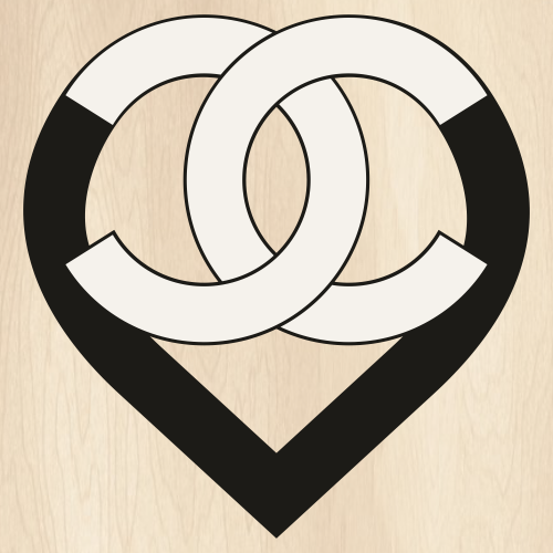 Chanel Heart SVG