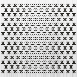 Chanel Pattern Black SVG | Coco Chanel Pattern PNG | Chanel Pattern ...