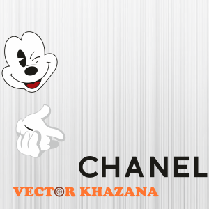 Chanel Mickey Smile Svg