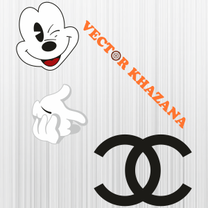 Chanel Symbol Smile Mickey Svg