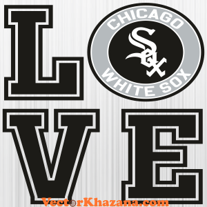 Chicago White Sox Love Svg