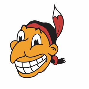 Cleveland Indians Mascot Logo Vector