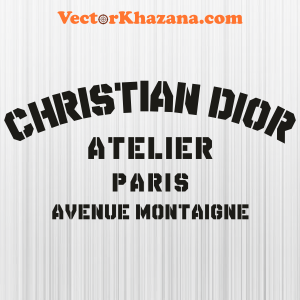 Christian Dior Atelier Paris Svg