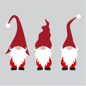 Christmas Gnomes Vector