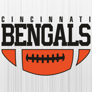 Cincinnati Bengals Ball Svg