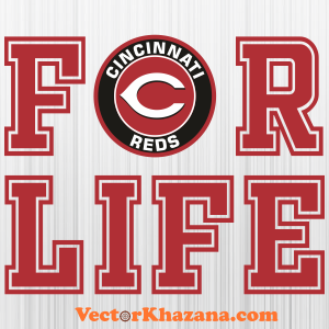 Cincinnati Reds For Life Svg