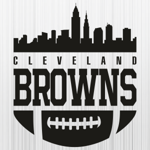 Cleveland Browns Tower Black Svg
