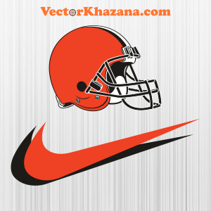 Cleveland Browns with Nike Symbol Svg