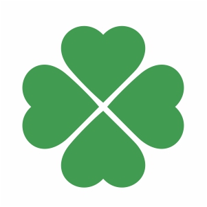 Clover irish symbol svg cut