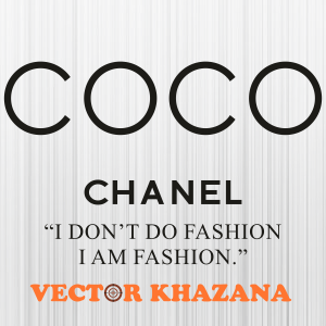 Coco Chanel SVG | Coco Chanel Fashion Logo PNG | Chanel Logo vector File