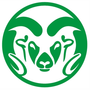 Colorado State Rams logo vector image