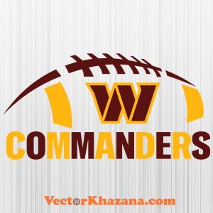 Washington Commanders Football Svg