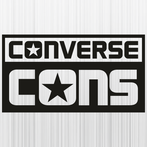 Converse Cons Shoes Logo Svg