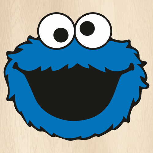 Cookie Monster Birthday Party Svg
