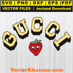 Gucci Strawberry Svg Png