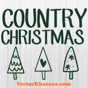 Country Christmas Svg